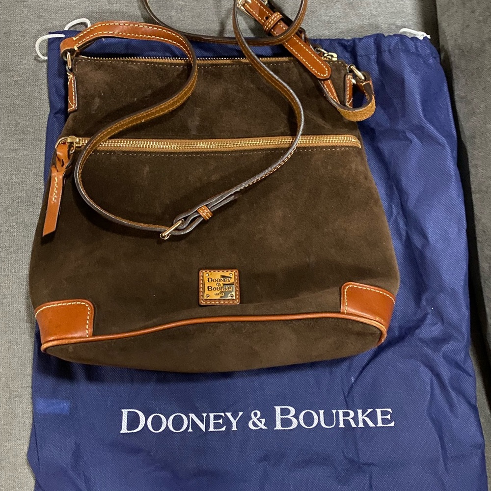 Women’s Dooney & Bourke suede crossbody handbag